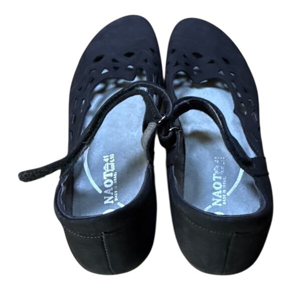 Naot Womens Agathis 11170 Mary Jane Flats Size 41 EU US 9.5 Black - Picture 7 of 10